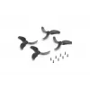 DJI Avata 2 Propellers (Pair) – Official Replacement, Quick-Release, 3-Blade, Black