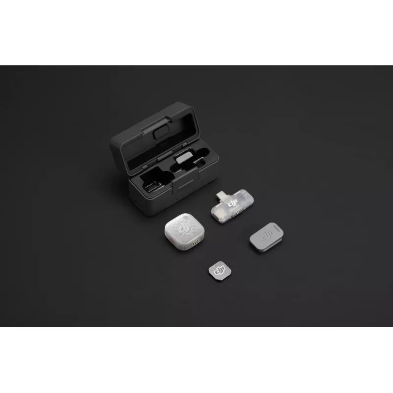 DJI Mic Mini 2S Wireless Microphone System (1 Transmitter + 1 Mobile Receiver + Charging Case)