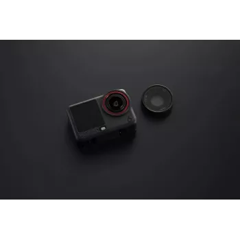 DJI Osmo Action 3/4 Glass Lens Cover - Genuine Replacement Protective Lens Guard, Tempered Glass, Aluminum Frame, Waterproof to 16m
