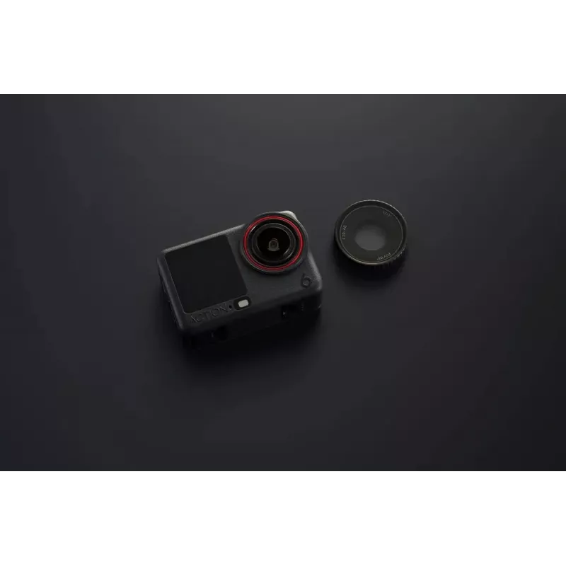 DJI Osmo Action 3/4 Glass Lens Cover - Genuine Replacement Protective Lens Guard, Tempered Glass, Aluminum Frame, Waterproof to 16m
