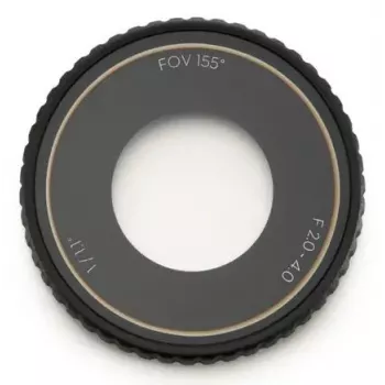 DJI Osmo Action 3/4 Glass Lens Cover - Genuine Replacement Protective Lens Guard, Tempered Glass, Aluminum Frame, Waterproof to 16m