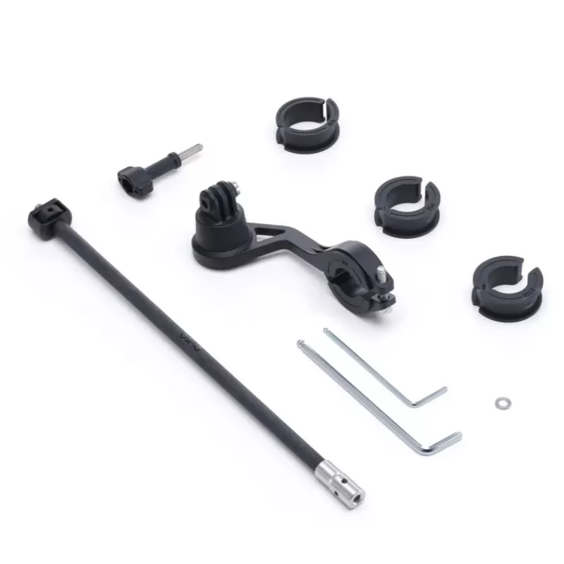 DJI Osmo Action Bicycle Mount Kit for Handlebars and Frame Tubes, 22-35mm Clamp, Quick Release, Black