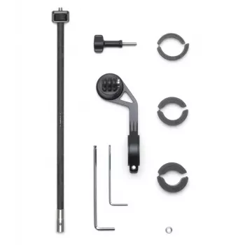 DJI Osmo Action Bicycle Mount Kit for Handlebars and Frame Tubes, 22-35mm Clamp, Quick Release, Black