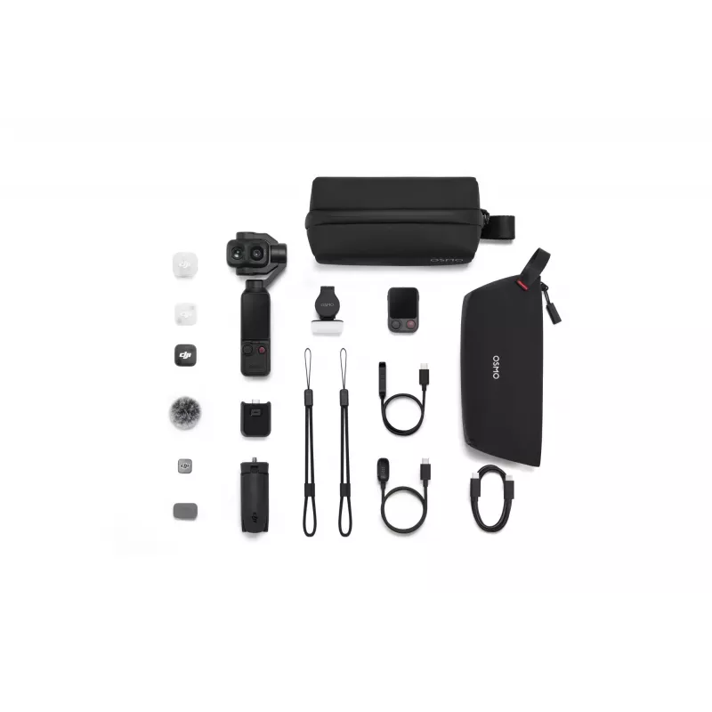 DJI Osmo Mobile 6 Smartphone Gimbal Stabilizer 3-Axis Foldable with Extension Rod, ActiveTrack 5.0, Magnetic Clamp, Slate Gray