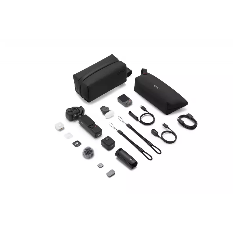 DJI Osmo Mobile 6 Smartphone Gimbal Stabilizer 3-Axis Foldable with Extension Rod, ActiveTrack 5.0, Magnetic Clamp, Slate Gray
