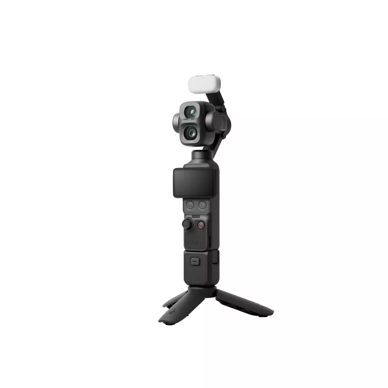DJI Osmo Mobile 6 Smartphone Gimbal Stabilizer 3-Axis Foldable with Extension Rod, ActiveTrack 5.0, Magnetic Clamp, Slate Gray