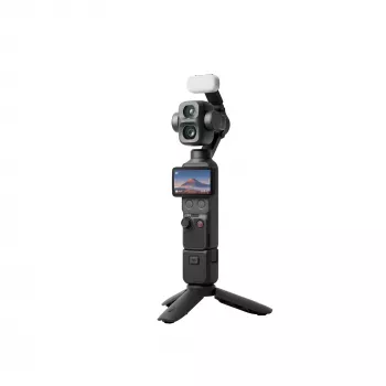 DJI Osmo Mobile 6 Smartphone Gimbal Stabilizer 3-Axis Foldable with Extension Rod, ActiveTrack 5.0, Magnetic Clamp, Slate Gray