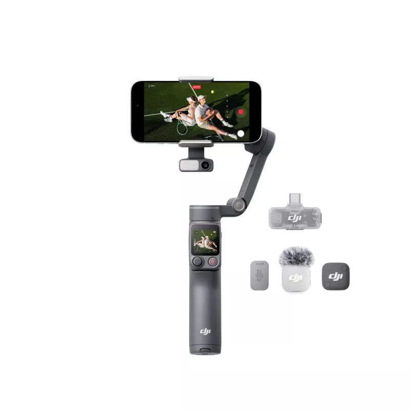 DJI Osmo Mobile 8P Creator Combo Smartphone Gimbal Stabilizer Black