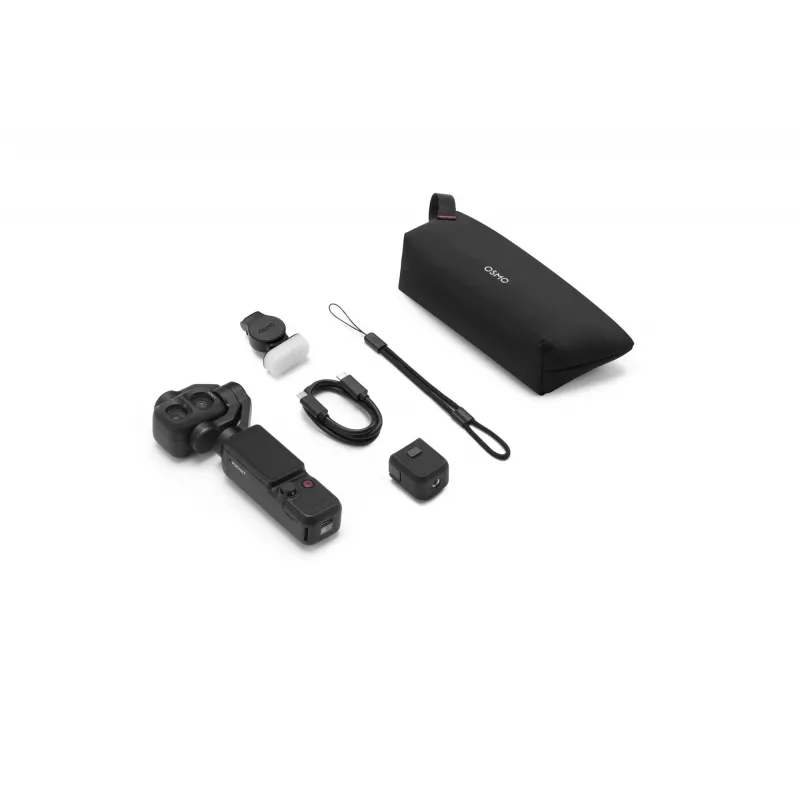 DJI Osmo Pocket 4P Standard Combo - 1-inch CMOS 4K120fps 3-Axis Gimbal Camera, 2 inch Rotatable Touchscreen, 37MP Photo, 240fps Slow Motion, Wi-Fi/Bluetooth, 160min Battery