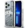 DKNY Apple iPhone 15 Pro 6.1 Hardcase Liquid Glitter Big Logo Black