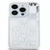 DKNY Apple iPhone 15 Pro Max 6.7 inch Hardcase Liquid Glitter Multilogo White