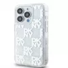 DKNY Apple iPhone 15 Pro Max 6.7 inch Hardcase Liquid Glitter Multilogo White