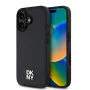 DKNY Apple iPhone 16 Plus PU Leather Repeat Pattern Stack Logo MagSafe Case Black