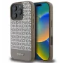 DKNY Apple iPhone 16 Pro Max PU Leather Repeat Pattern Bottom Stripe MagSafe Case Brown
