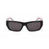DKNY DK545S-002 Women's Rectangular Sunglasses - Black Frame Grey Gradient Lens 56mm