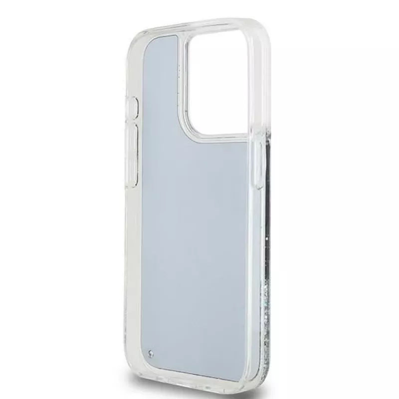 DKNY Liquid Glitter Big Logo iPhone 14 Pro Case - Black