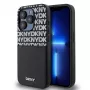 DKNY PU Leather Repeat Pattern Card Pocket Case for iPhone 14 Pro Black