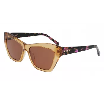 DKNY Women's DK535S-730 Sunglasses Havana 55mm
