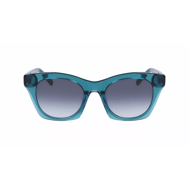 DKNY Women's DK541S-430 Sunglasses Havana Acetate Frame Brown Gradient Lens 51mm