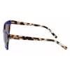 DKNY Women's DK547S5516425 Sunglasses - Havana Acetate Frame, Brown Gradient Lens, 55mm