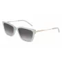 DKNY Women's DK713S Sunglasses - Brown Havana Rectangular Frame with Brown Gradient Lenses - 56mm Lens Width