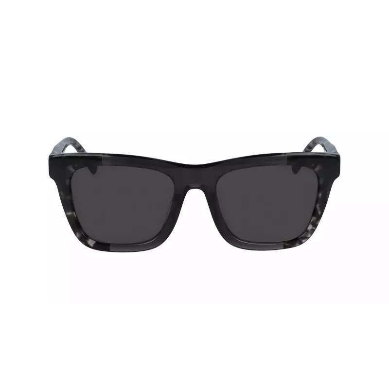 DKNY Women's Square Sunglasses DK529S-001 - Black Frame, Grey Lens, 53mm