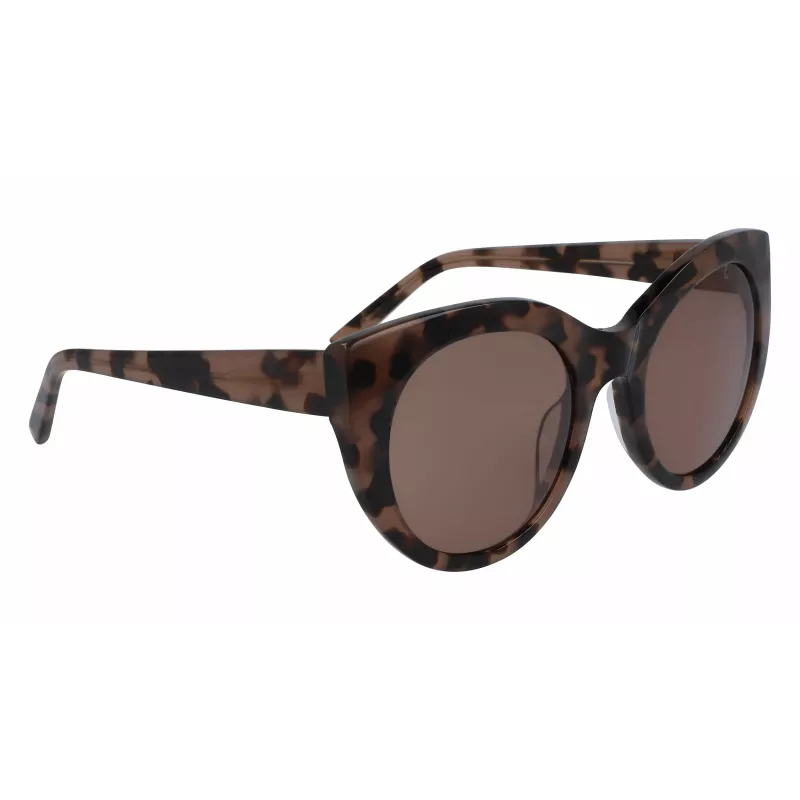 DKNY Women's Sunglasses DK517S-230 Havana Brown Rectangular 52mm