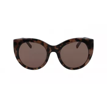 DKNY Women's Sunglasses DK517S-230 Havana Brown Rectangular 52mm