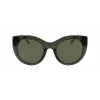 DKNY Women's Sunglasses DK517S-300 Havana Acetate Frame Gradient Brown Polycarbonate Lenses 52mm