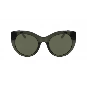 DKNY Women's Sunglasses DK517S-300 Havana Acetate Frame Gradient Brown Polycarbonate Lenses 52mm