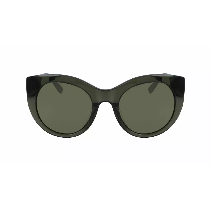 DKNY Women's Sunglasses DK517S-300 Havana Acetate Frame Gradient Brown Polycarbonate Lenses 52mm