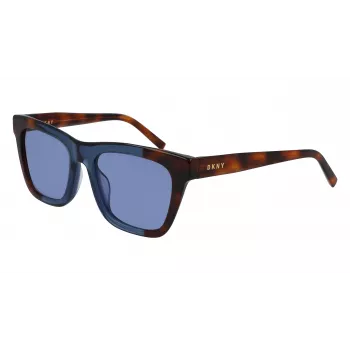 DKNY Women's Sunglasses DK529S-240 Brown Havana Acetate Frame Brown Gradient Lens 53mm