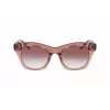 DKNY Women's Sunglasses DK541S-265 Brown Havana Square Acetate Frame with Brown Gradient Polycarbonate Lenses 51/21/140 mm