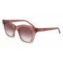 DKNY Women's Sunglasses DK541S-265 Brown Havana Square Acetate Frame with Brown Gradient Polycarbonate Lenses 51/21/140 mm