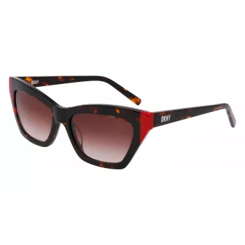 DKNY Women's Sunglasses DK547S-237 Havana Brown Gradient 55mm