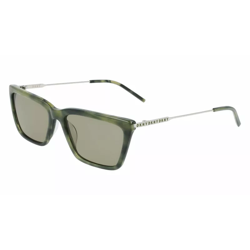 DKNY Women's Sunglasses DK709S305 - Black Acetate Frame, Grey Polycarbonate Lenses, 55mm Lens Width