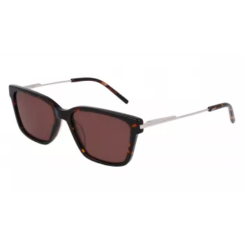 DKNY Women's Sunglasses DK713S5617237 Havana Brown Rectangular 56mm