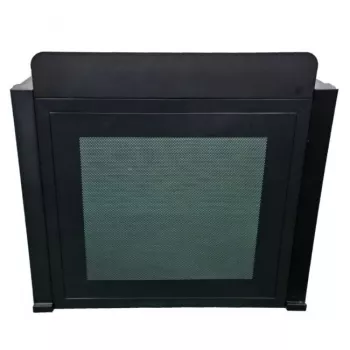 DNA PROFESSIONAL DNA DJ BOOTH MESH BK Portable DJ Booth, Black