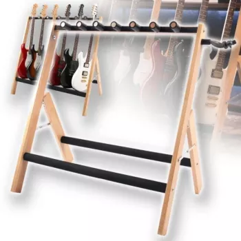 DNA PROFESSIONAL DNA GS5 5-Guitar Stand Multi-Guitar Rack Black