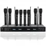 DNA RV-8 Wireless Microphone System 8x Handheld Dynamic UHF