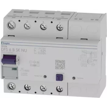Doepke DFS6 063-4/0,03-B SK NU Residual Current Circuit Breaker 4-Pole 63A 30mA Type B 09144899