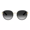 Dolce & Gabbana Women's Sunglasses DG2227J-02-8G Gold Metal Grey Gradient 52mm