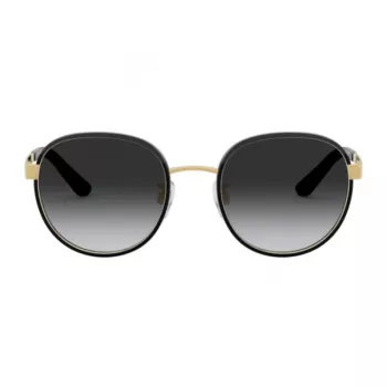 Dolce & Gabbana Women's Sunglasses DG2227J-02-8G Gold Metal Grey Gradient 52mm