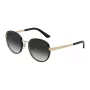 Dolce & Gabbana Women's Sunglasses DG2227J-02-8G Gold Metal Grey Gradient 52mm