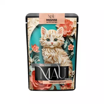 DOLINA NOTECI MAU Mousse Junior Veal with Asparagus - Wet Cat Food - 85g