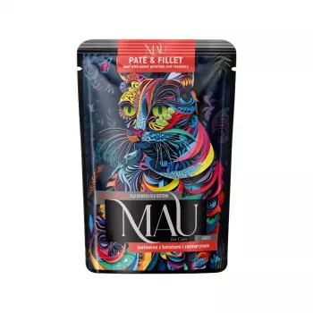 DOLINA NOTECI MAU Pate and Fillet Beef with Sweet Potatoes and Rosemary - Wet Cat Food - 85g