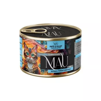 DOLINA NOTECI MAU Pate and Fillet Crimson with Pansy Wet Cat Food 185g