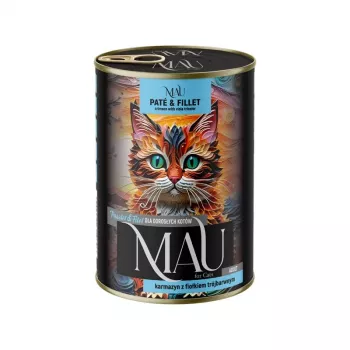 DOLINA NOTECI MAU Pate and Fillet Crimson with Pansy Wet Cat Food 400g