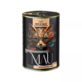 DOLINA NOTECI MAU Pate and Fillet Sterilised Duck with Cranberries and Lemon Balm - Wet Cat Food - 400g
