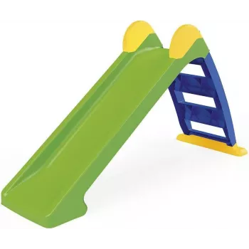 DOLU Green Slide 3031 - 3-Step Kids Slide with Wide Steps & Handrails, Indoor/Outdoor, 25kg Capacity